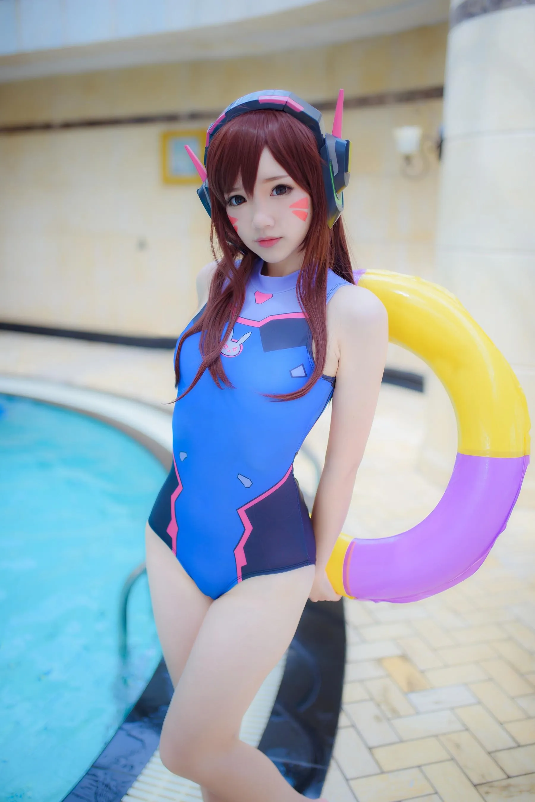 雪晴Astra – NO.02 Overwatch-D.Va水着写真 [31P]插图9